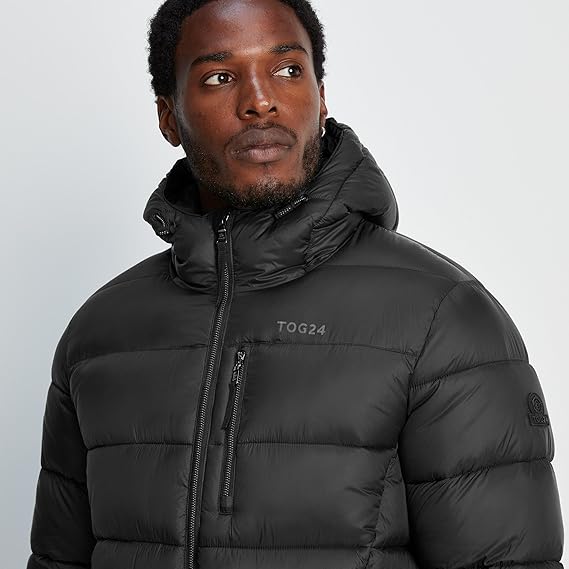 Mens Padded Jacket Warm Windproof Puffer